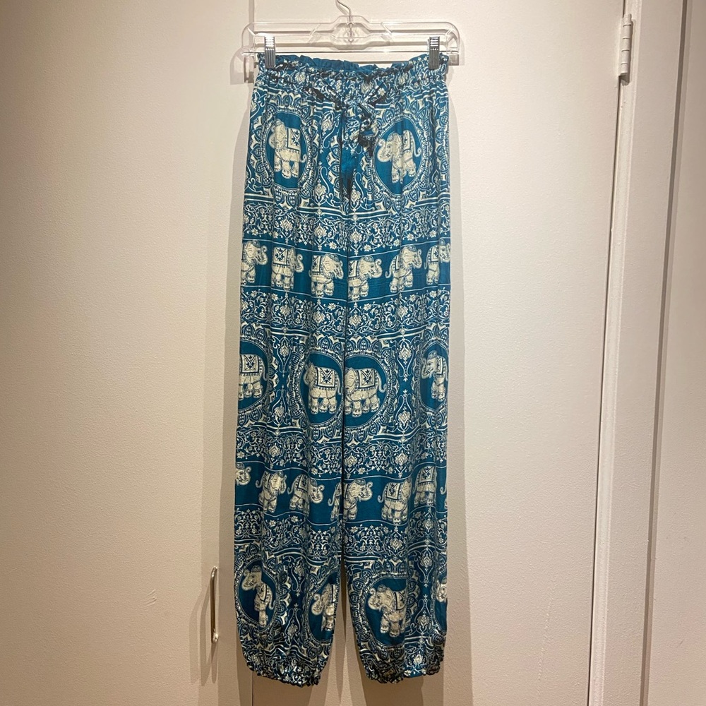Thai pants/Lightweight Harem Pants/Beach Pants/Boho Pants S-M